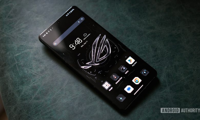 ASUS ROG Phone 8 homescreen