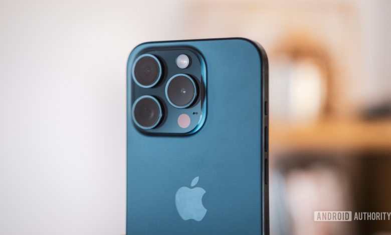 Apple iPhone 15 Pro camera housing