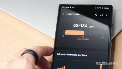 A Samsung Galaxy Ring reviews their heart rate data.