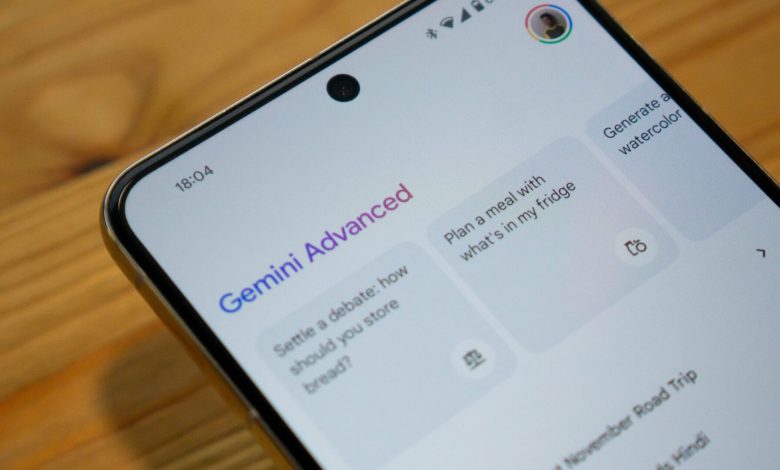 gemini advanced text in app