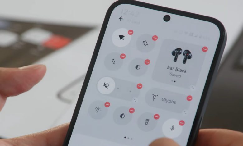 nothing os 3 quick settings