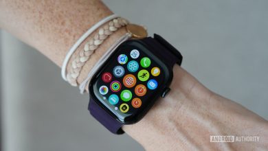 An Apple Watch Series 10 on a user's wrist displays the App Library.