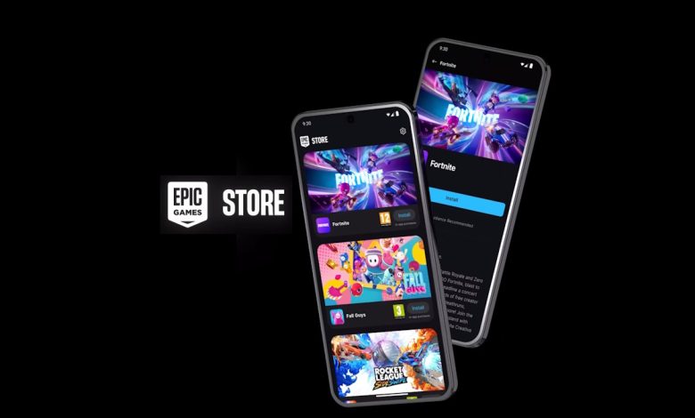 Epic Games Store on mobile Android and iOS