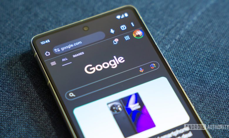 Google Search on smartphone stock photo (3)