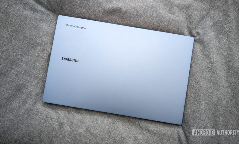 Samsung Galaxy Chromebook Plus Neptune Blue Colorway