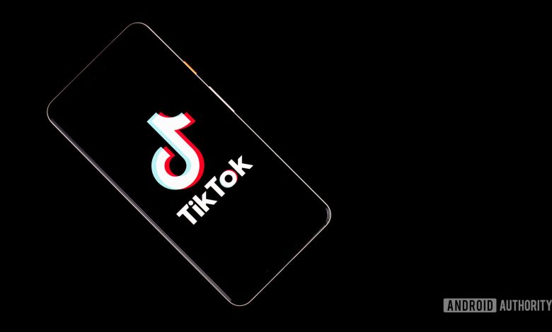 Tiktok stock photo on smartphone