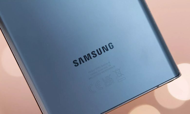 samsung galaxy logo closeup