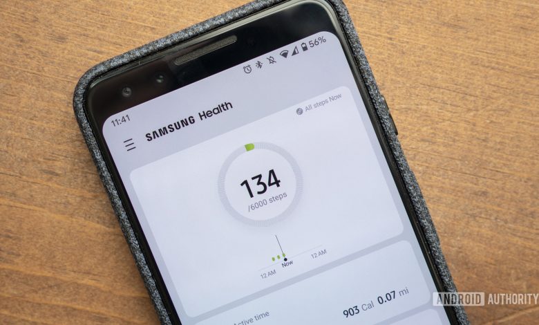 Samsung Health app update main