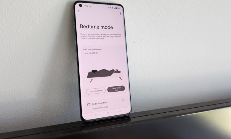 Android Bedtime Mode Grayscale