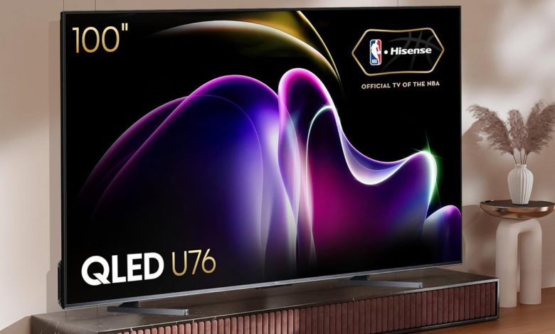 Hisense 100 Inch U7 Series ULED 4K UHD Google Smart TV Promo Image