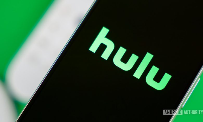 Hulu logo on smartphone stock photo (2)