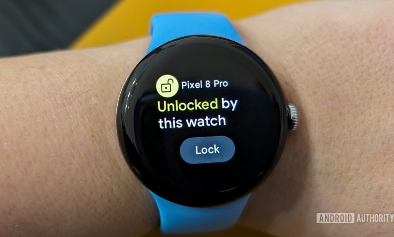 google pixel watch 2 unlock pixel 8 pro