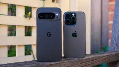 iPhone 16 Pro next to Pixel 9 Pro