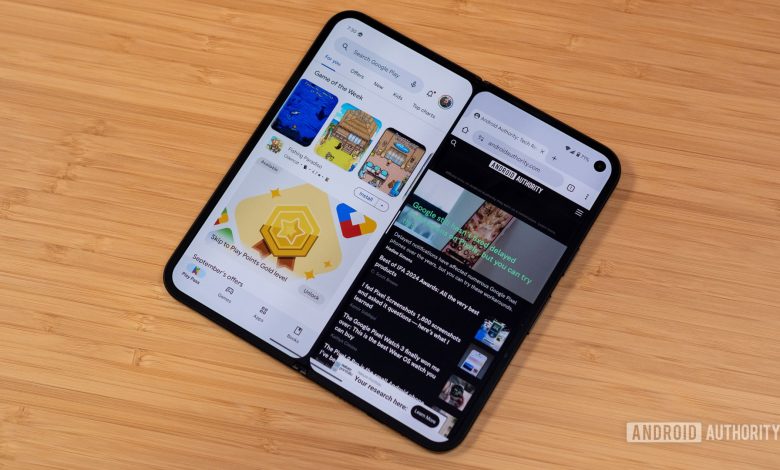 Pixel 9 Pro Fold multitasking