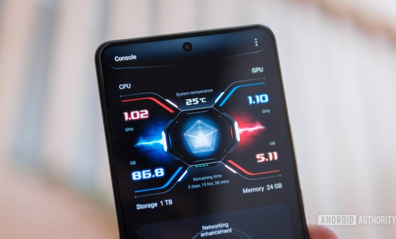 ASUS ROG Phone 9 Pro X Mode metrics