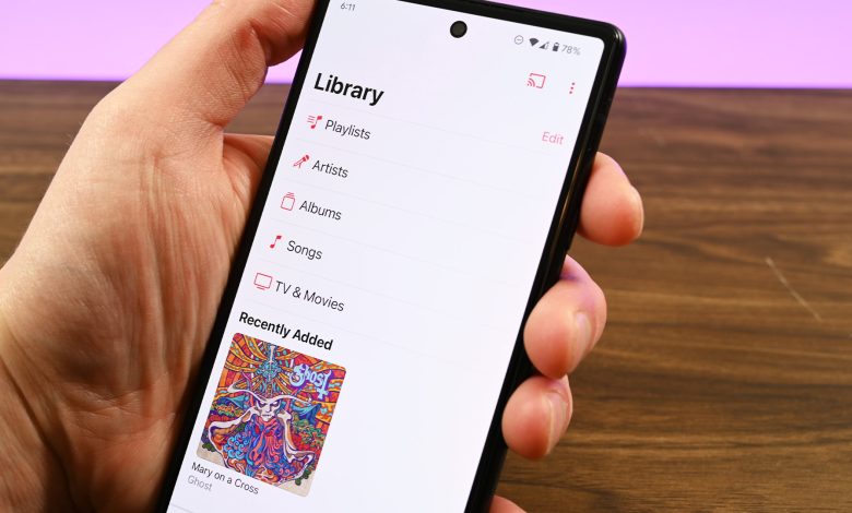 Apple Music Library UI