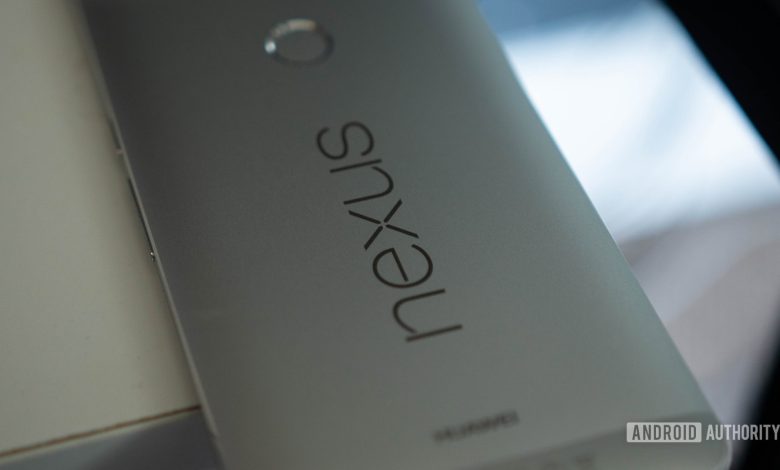 Google Nexus 6P rear logo