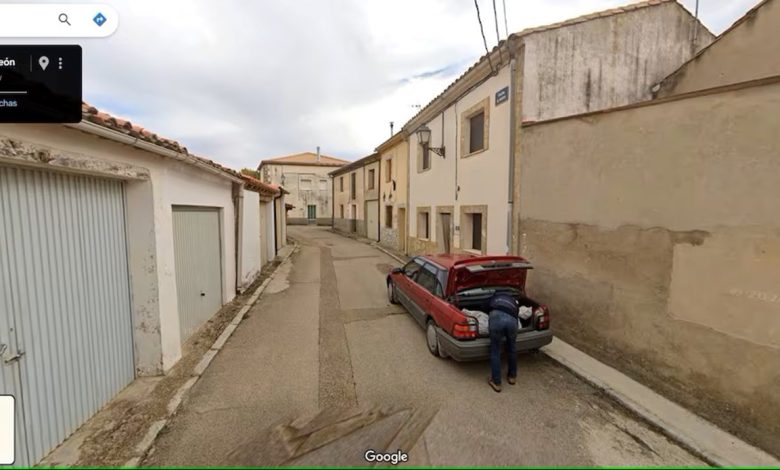 Google Street View Showing Alleged Murder Suspect in Spain