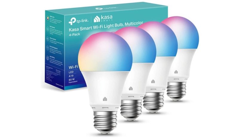 Kasa Smart Multicolor Light Bulb 4 pack