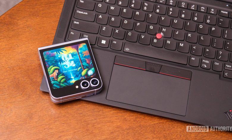 Link to Windows Galaxy Z Flip 6 on keyboard