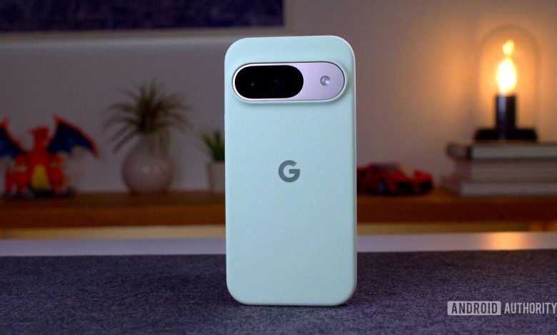 Official Google Pixel 9 case on table