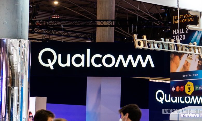 Qualcomm logos at MWC