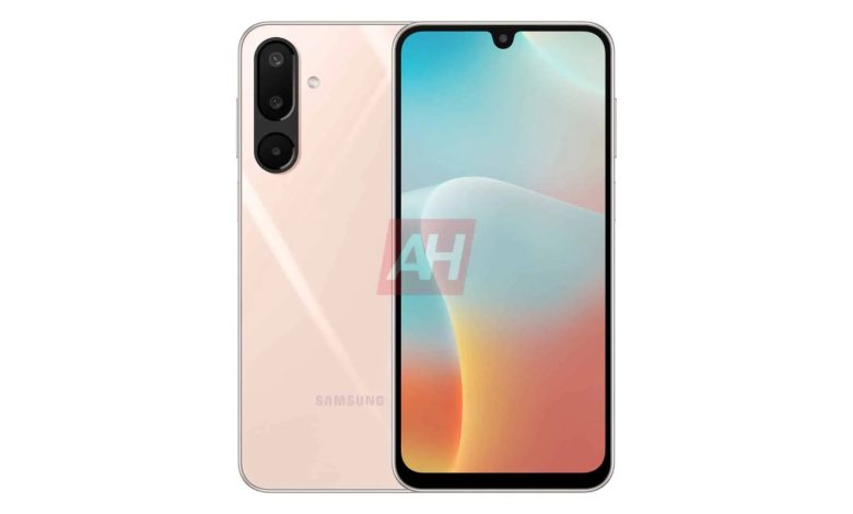 Samsung Galaxy M16 Android Headlines light pink resized