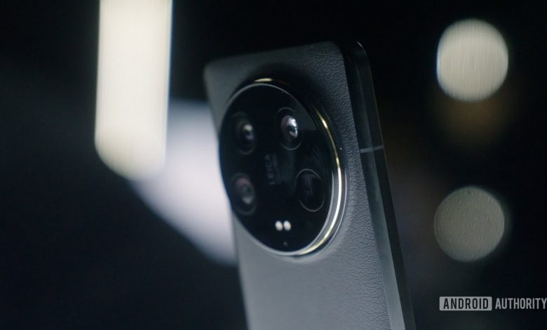 Xiaomi 14 Ultra Rear Cameras Close Up