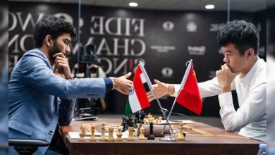 دي غوكيش ضد دينغ ليرين، لعبة بطولة العالم للشطرنج FIDE، المباراة 12، تحديثات النتائج المباشرة: دينغ ليرين يبدأ بالأبيض، دي غوكيش يتقدم 7-5