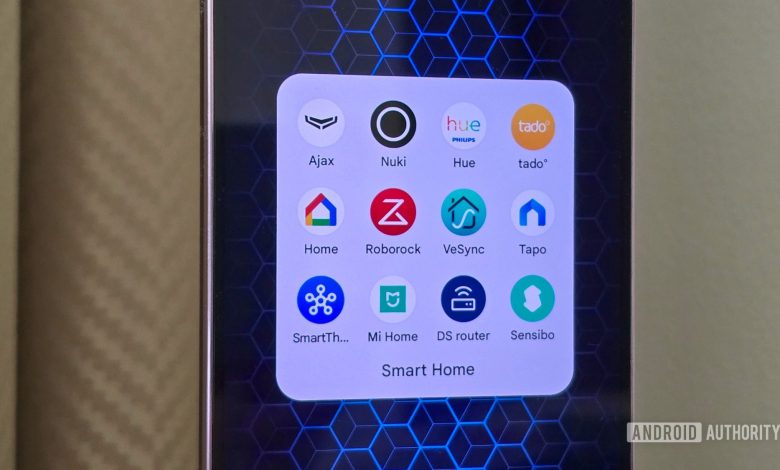 smart home apps on homescreen 1