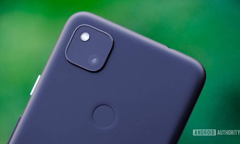 Google Pixel 4a back camera and fingerprint macro