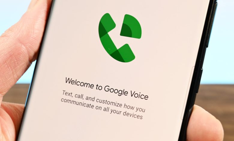 Google Voice splash