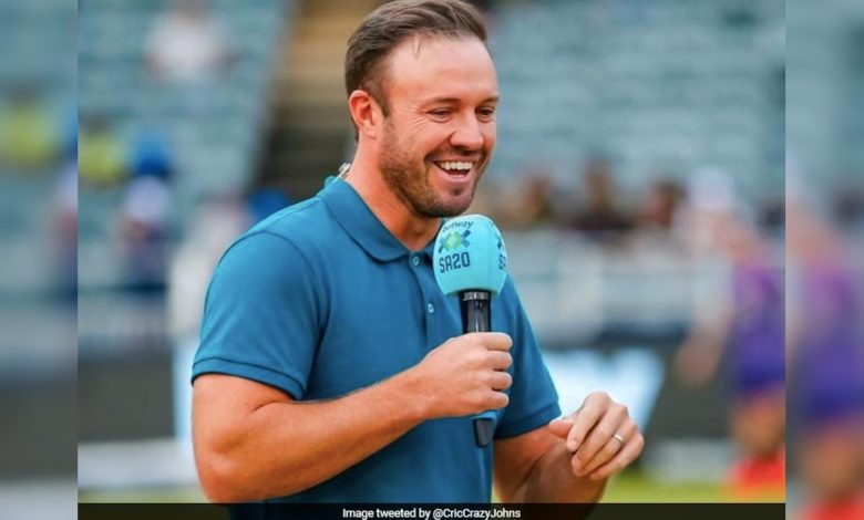 يأمل AB De Villiers أن تسمح BCCI للاعبين الهنود بالمنافسة في SA20