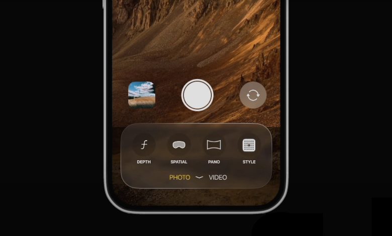 iOS 19 redesigned Camera app concept