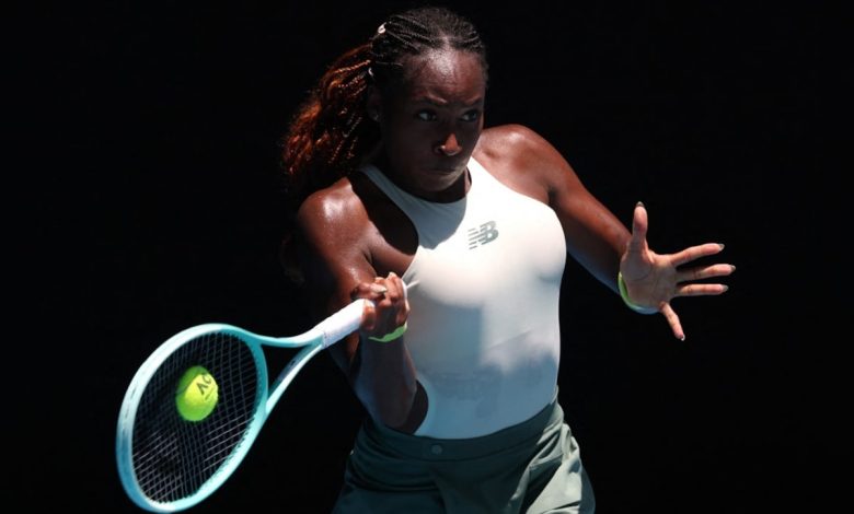 In-Form Coco Gauff تجتاز صوفيا كينين لتطلق إنذارًا مفتوحًا في أستراليا