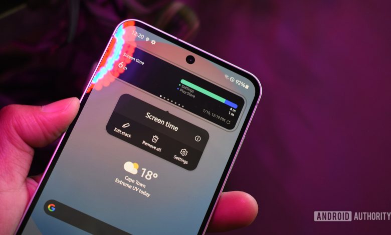 samsung one ui widget stacking 2